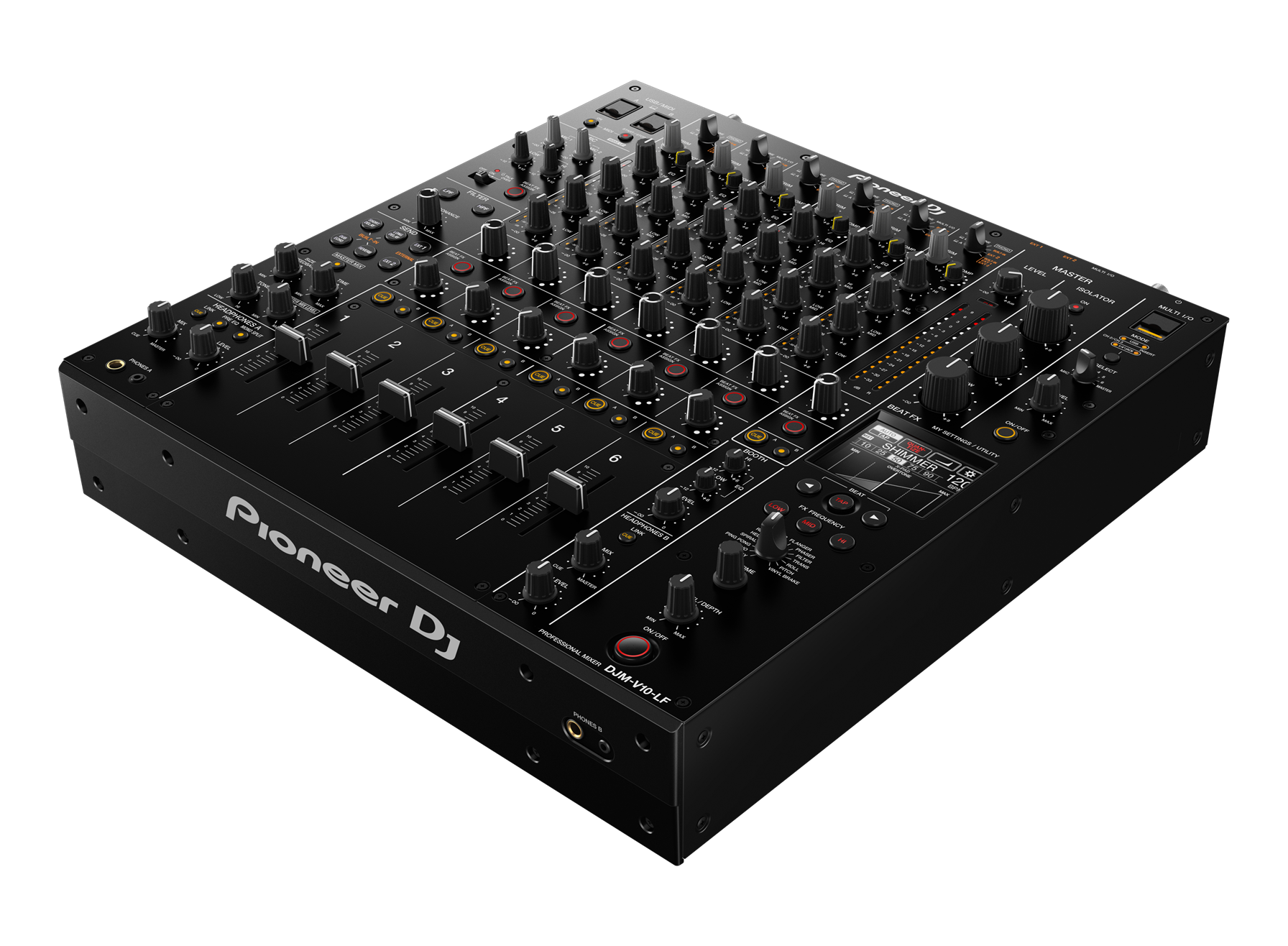 DJM-V10-LF ロングフェーダー搭載 クリエイティヴスタイル 6ch DJM-V10-LF ロングフェーダー搭載 クリエイティヴスタイル 6ch