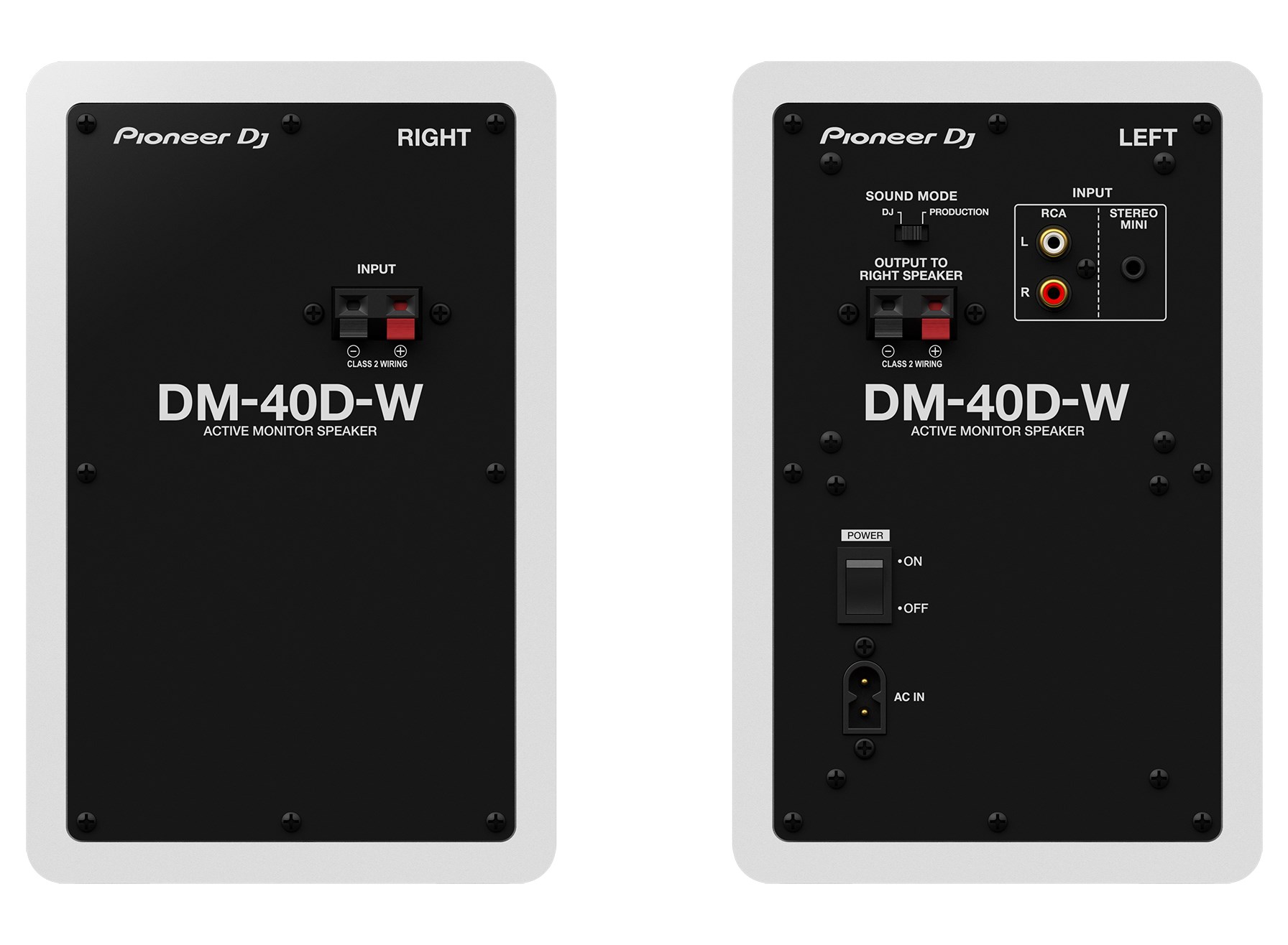 DM-40D-W 4-inch desktop monitor system