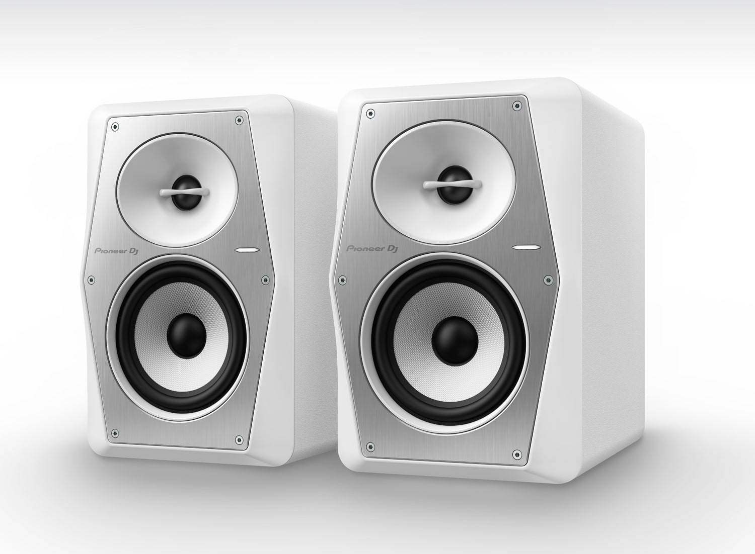White monitor speakers best sale