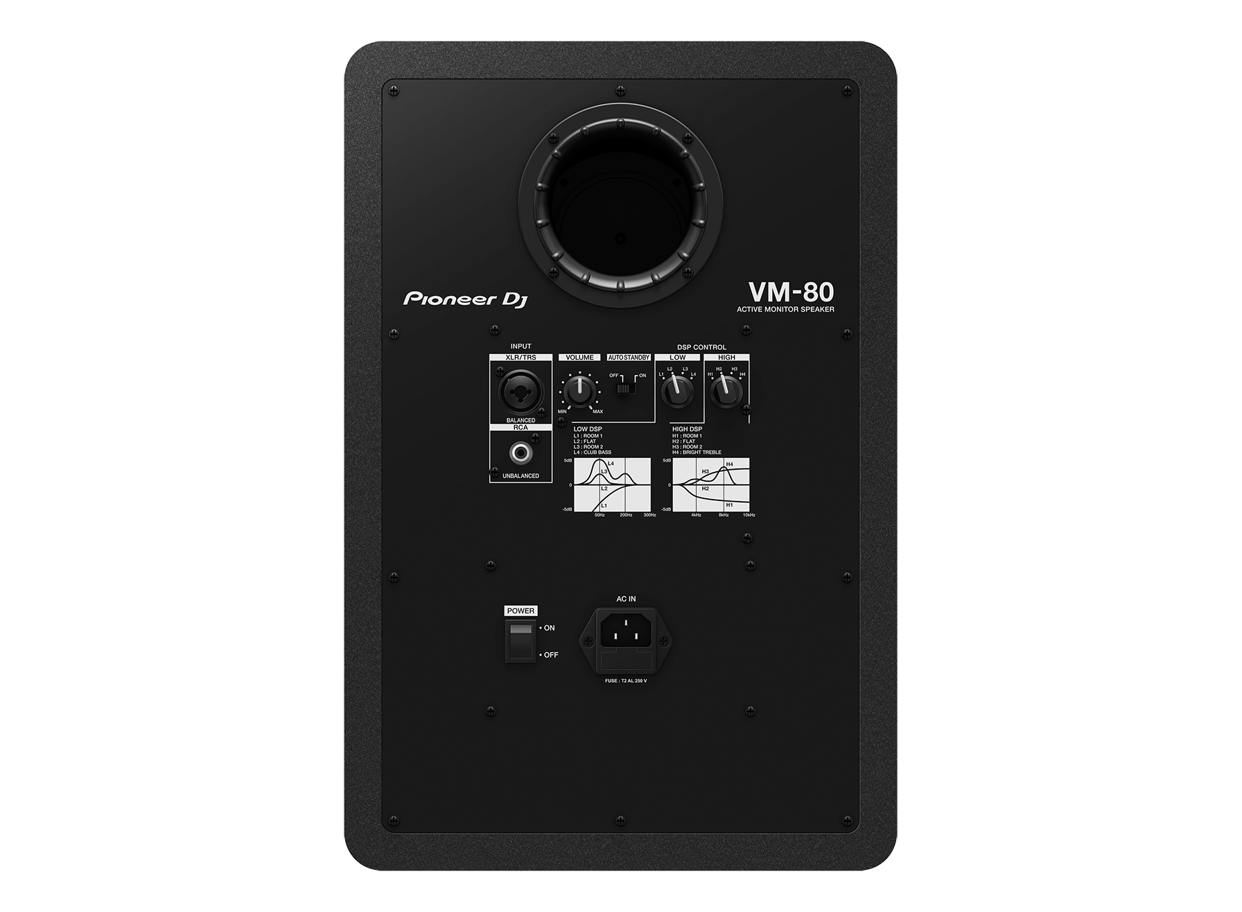 VM-80 - 8” active monitor speaker (Black)