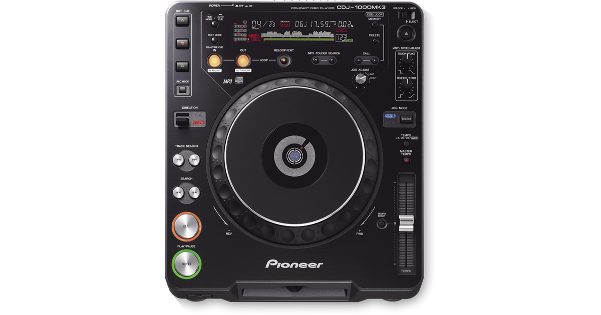 Pioneer DJ CDJ-1000MK3 (archived): All specifications & features