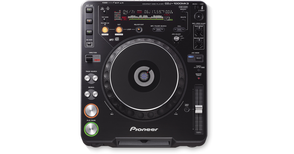 CDJ-1000MK3 (archived) Professional grade digital CD deck (black CDJ-1000MK3 (archived) Professional grade digital CD deck (black