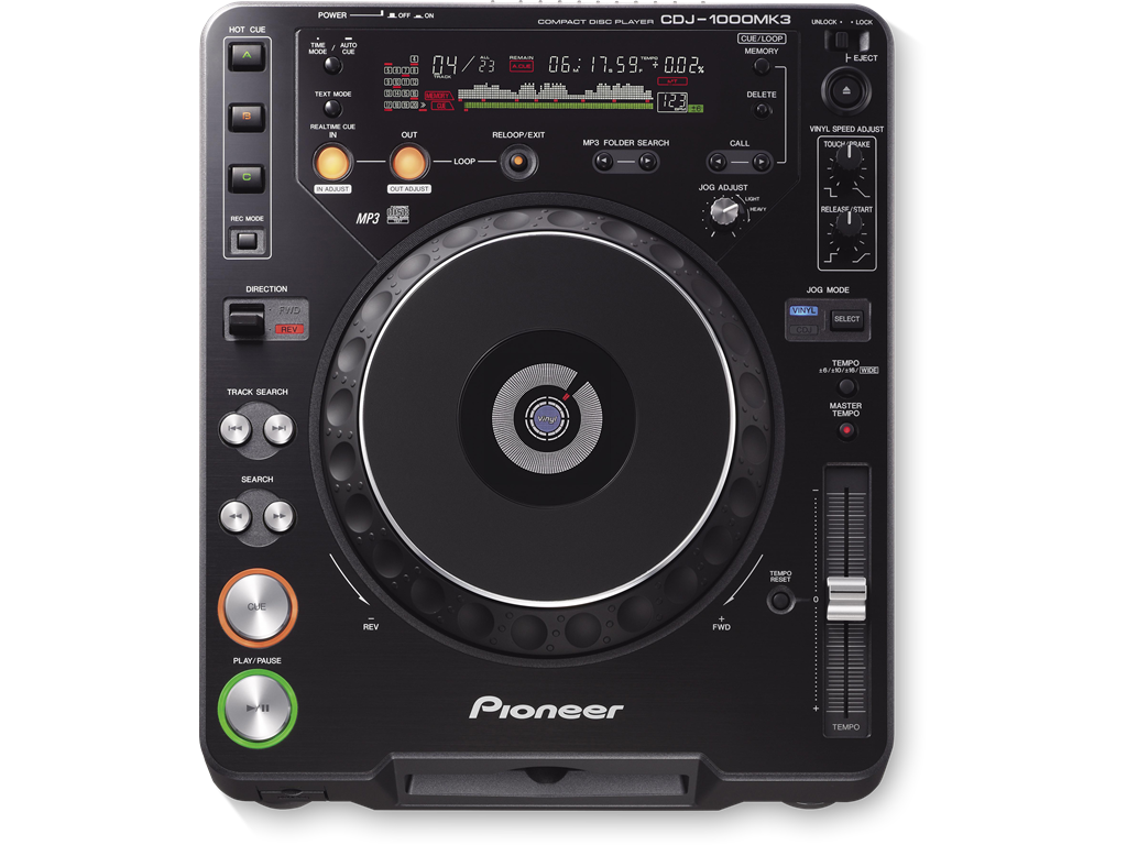 CDJ-1000MK3 (archived) Professional grade digital CD deck (black