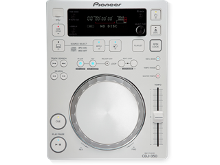 CDJ-350-W Compact DJ multi player with disc drive (white) - Pioneer DJ
