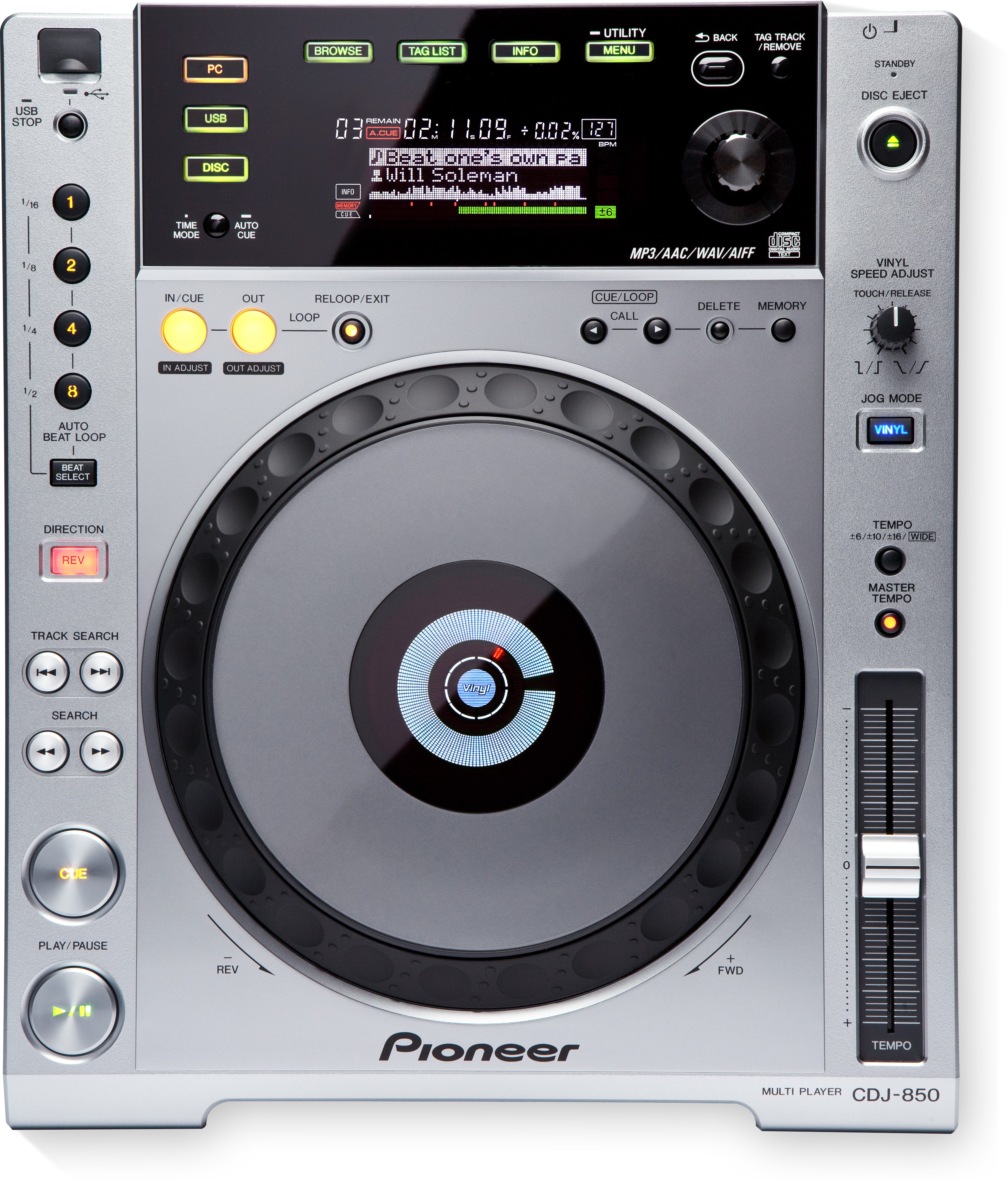 Pioneer DJ CDプレーヤー CDJ-850-K