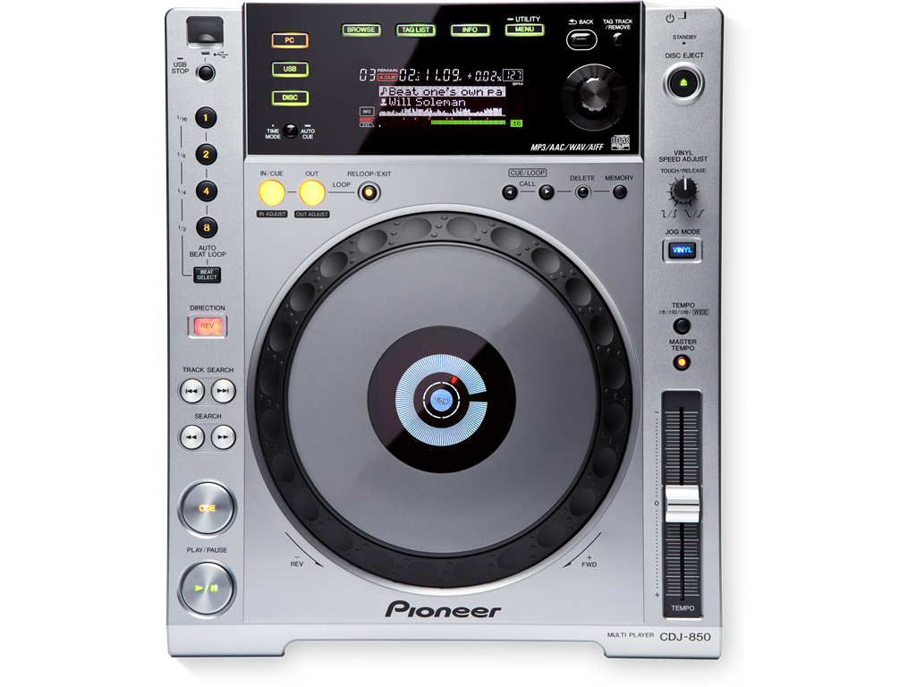 CDJ-850 (archived) (silver) - Pioneer DJ