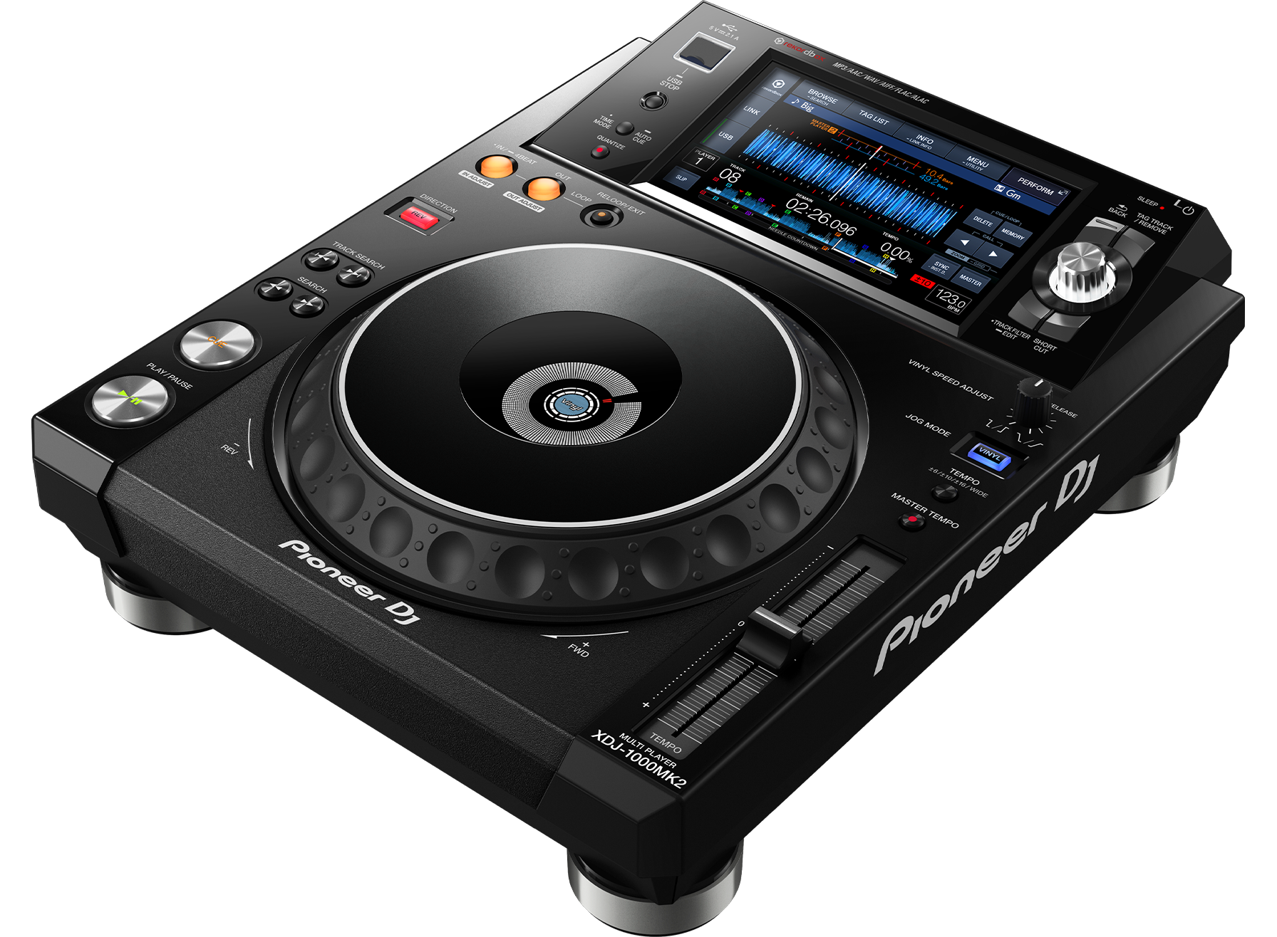 XDJ-1000MK2 Performance DJ multi player (black) - Pioneer DJ