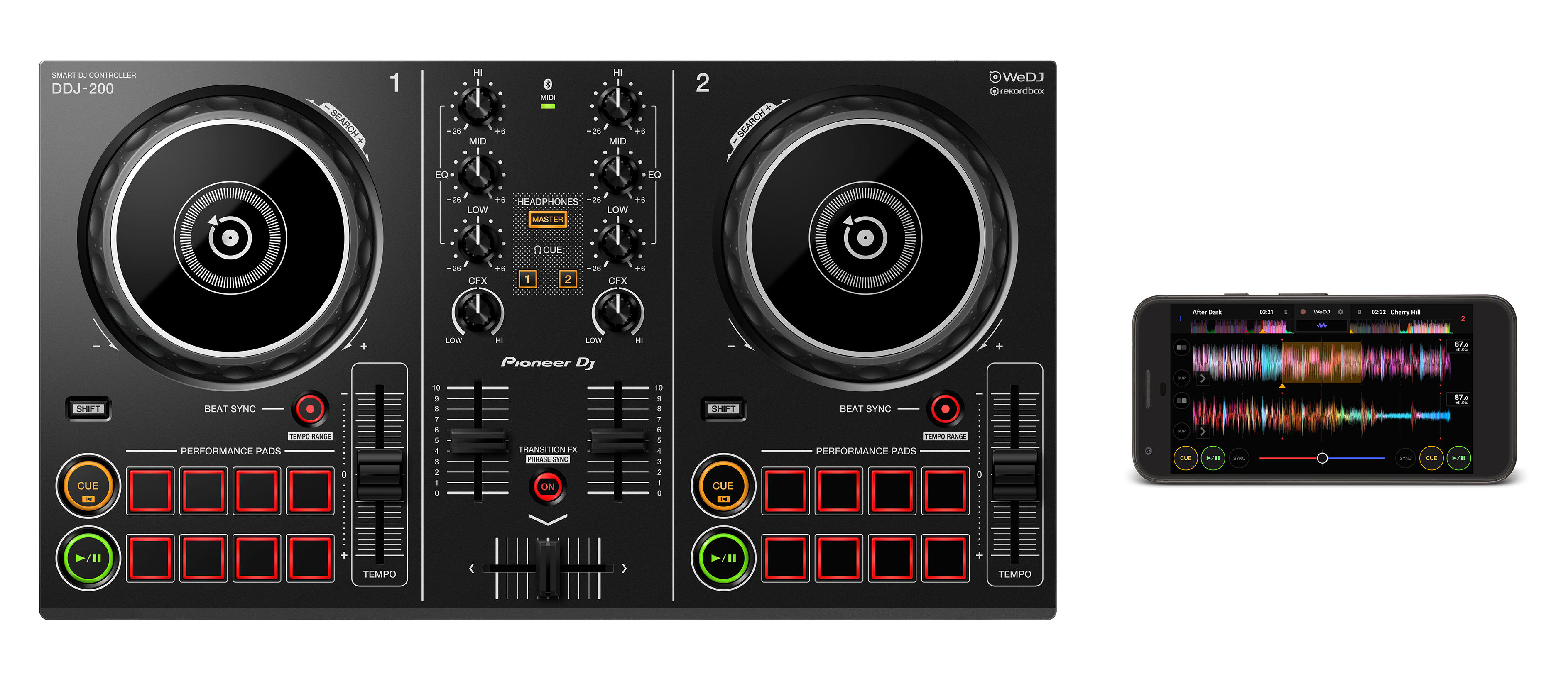 WeDJ for Android Mobile DJ app for Android™ (DJ app) Pioneer DJ