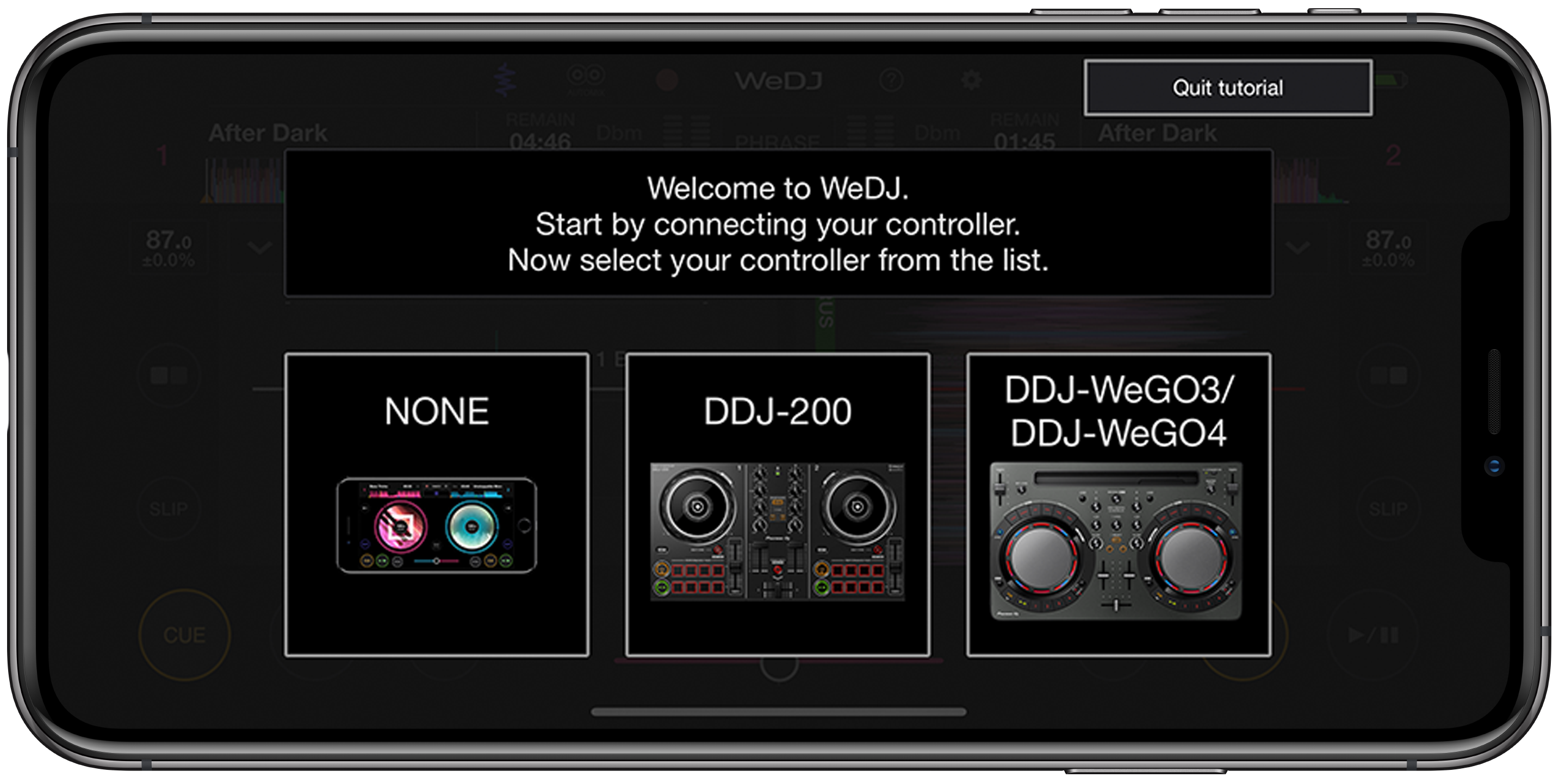 WeDJ for iPhone Mobile DJ app for iPhone (DJapp) Pioneer DJ