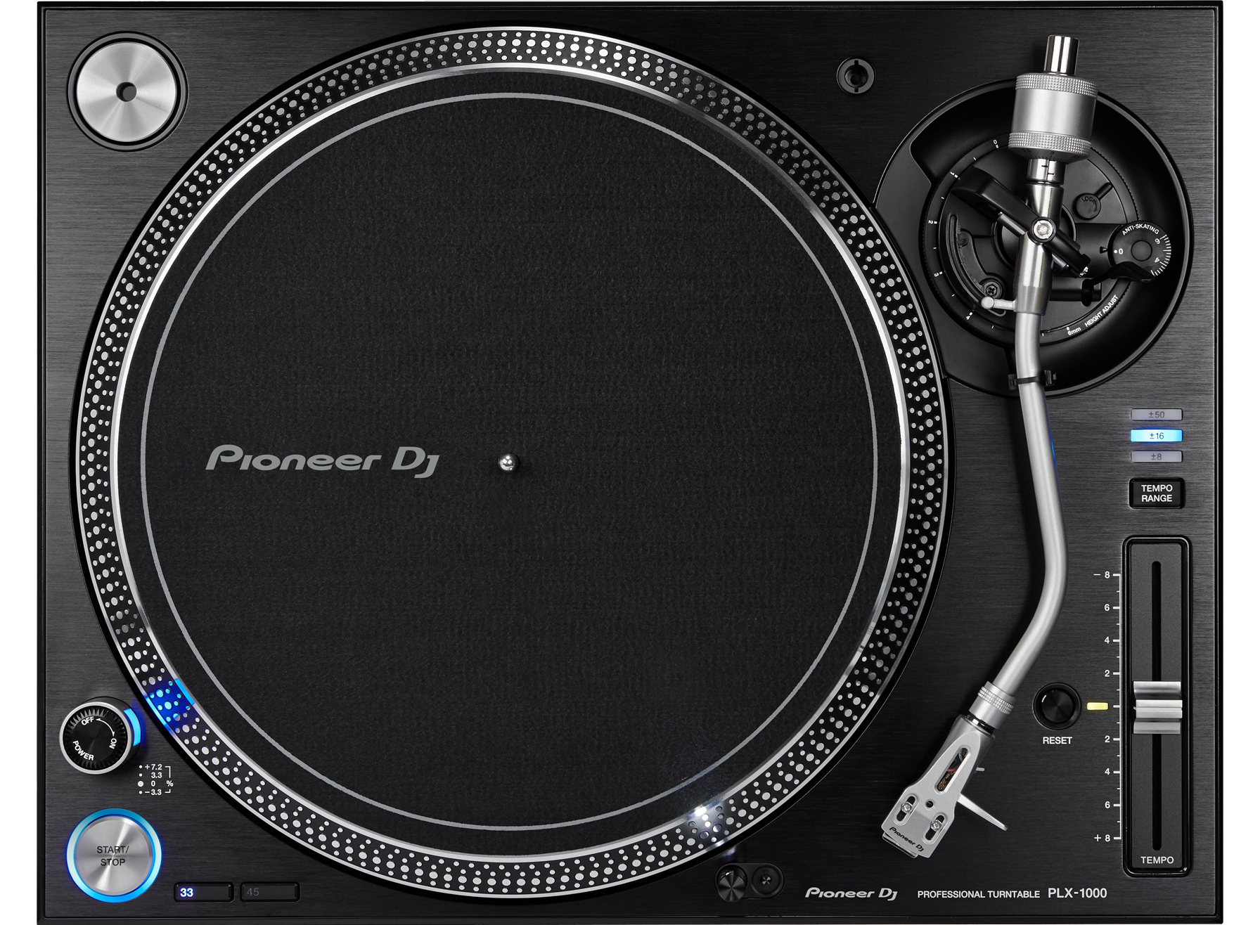 PLX-1000 Platine vinyle à entraînement direct professionnelle (Noir) -  Pioneer DJ